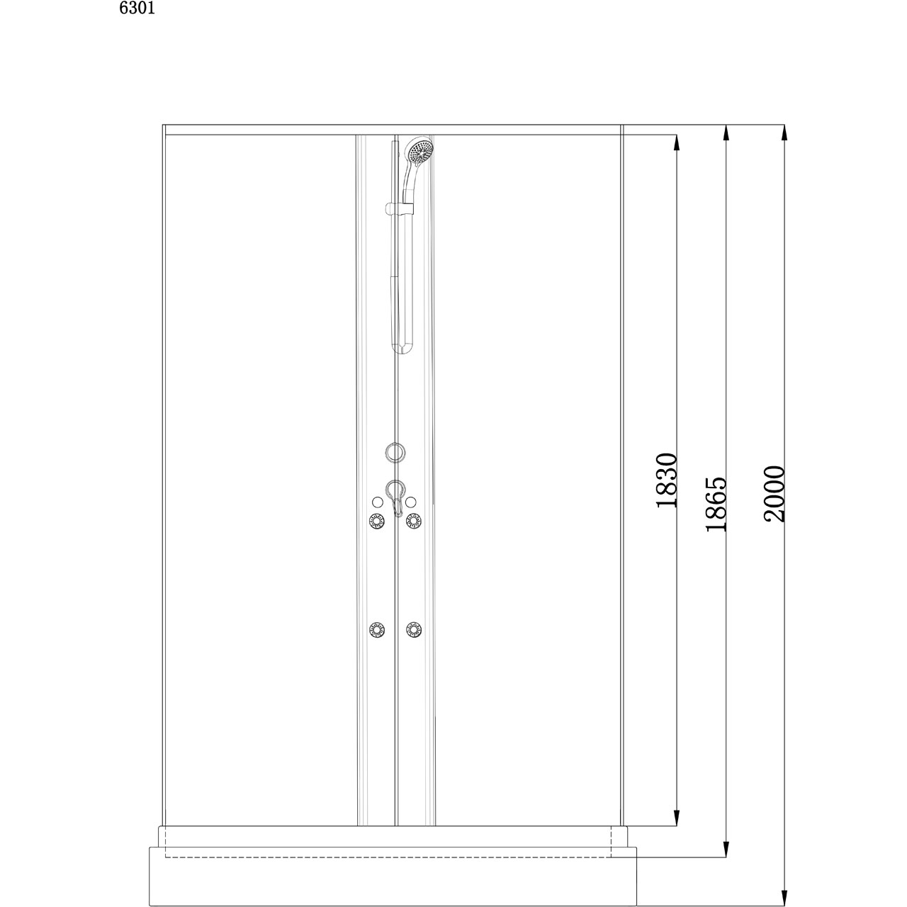 Arrow Duschkabin 6301 - 3