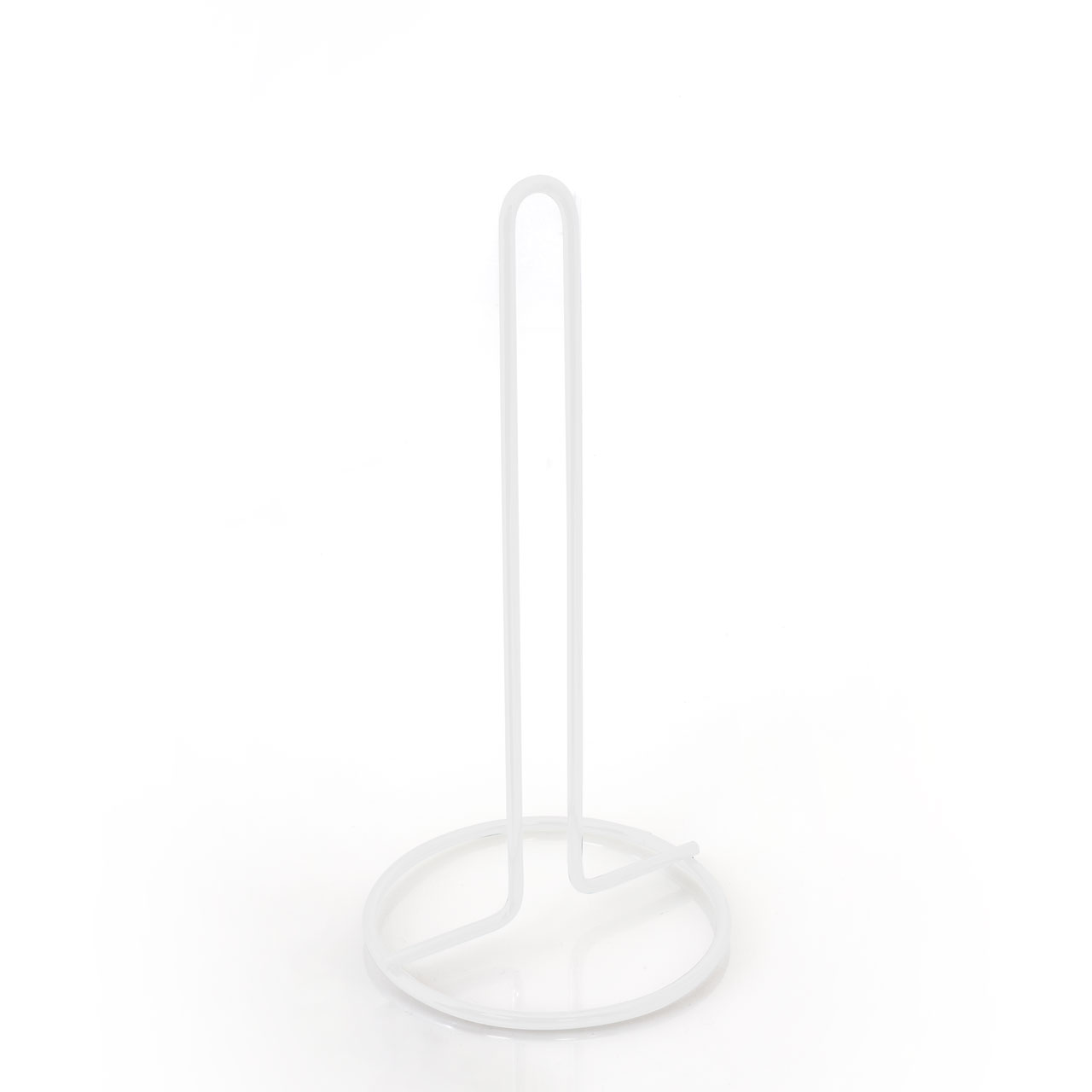Toalettpappershållare 28 cm (vit, metalltråd)