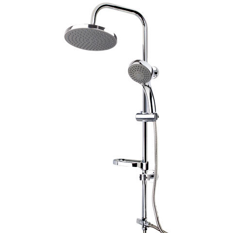 Flipper overhead showerset grey/chrome