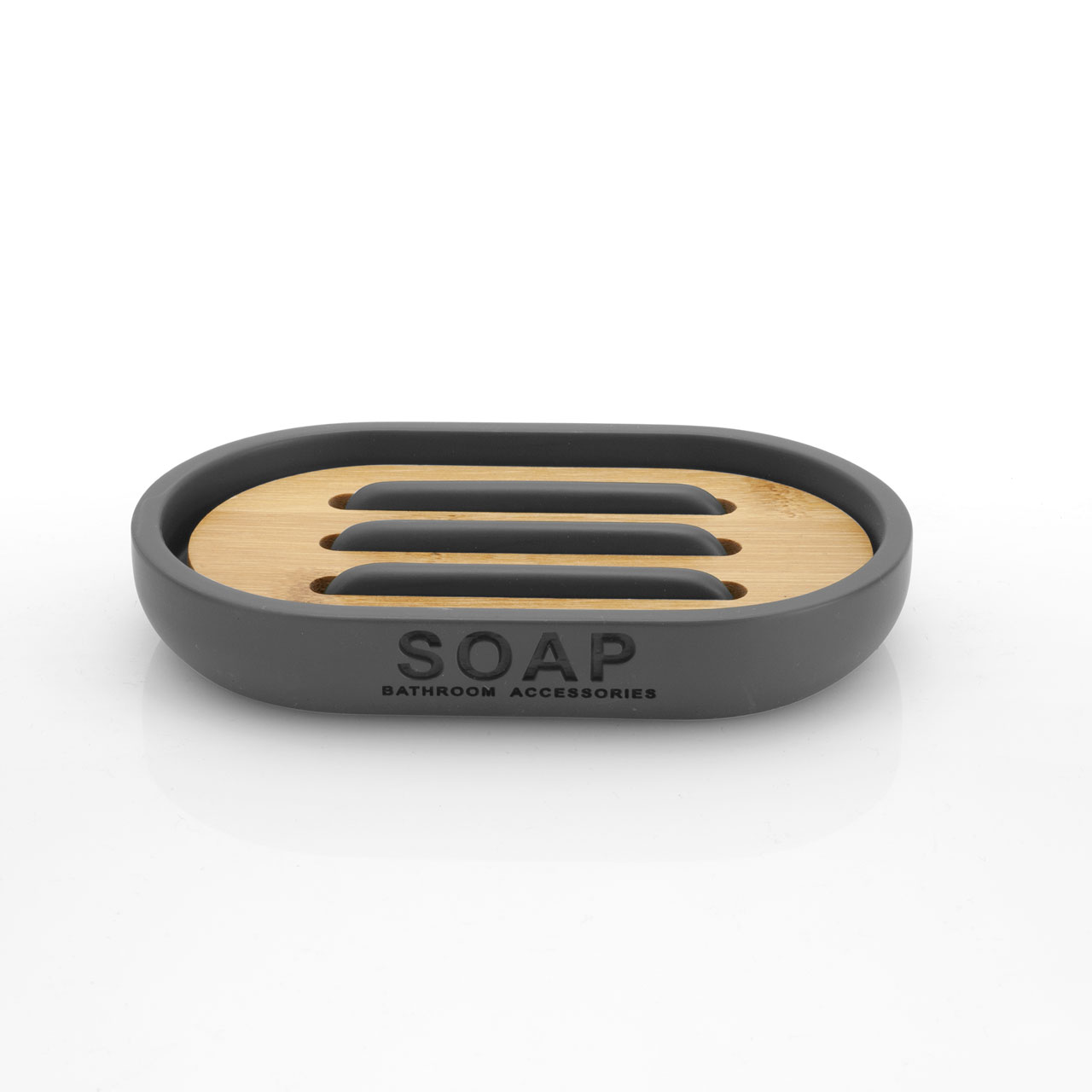 Nature grey soap dish