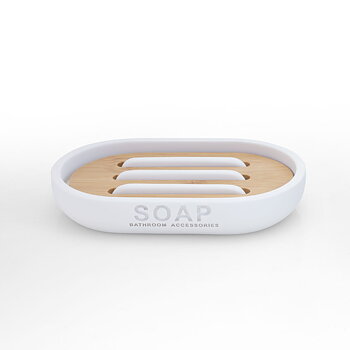 Nature white soap dish