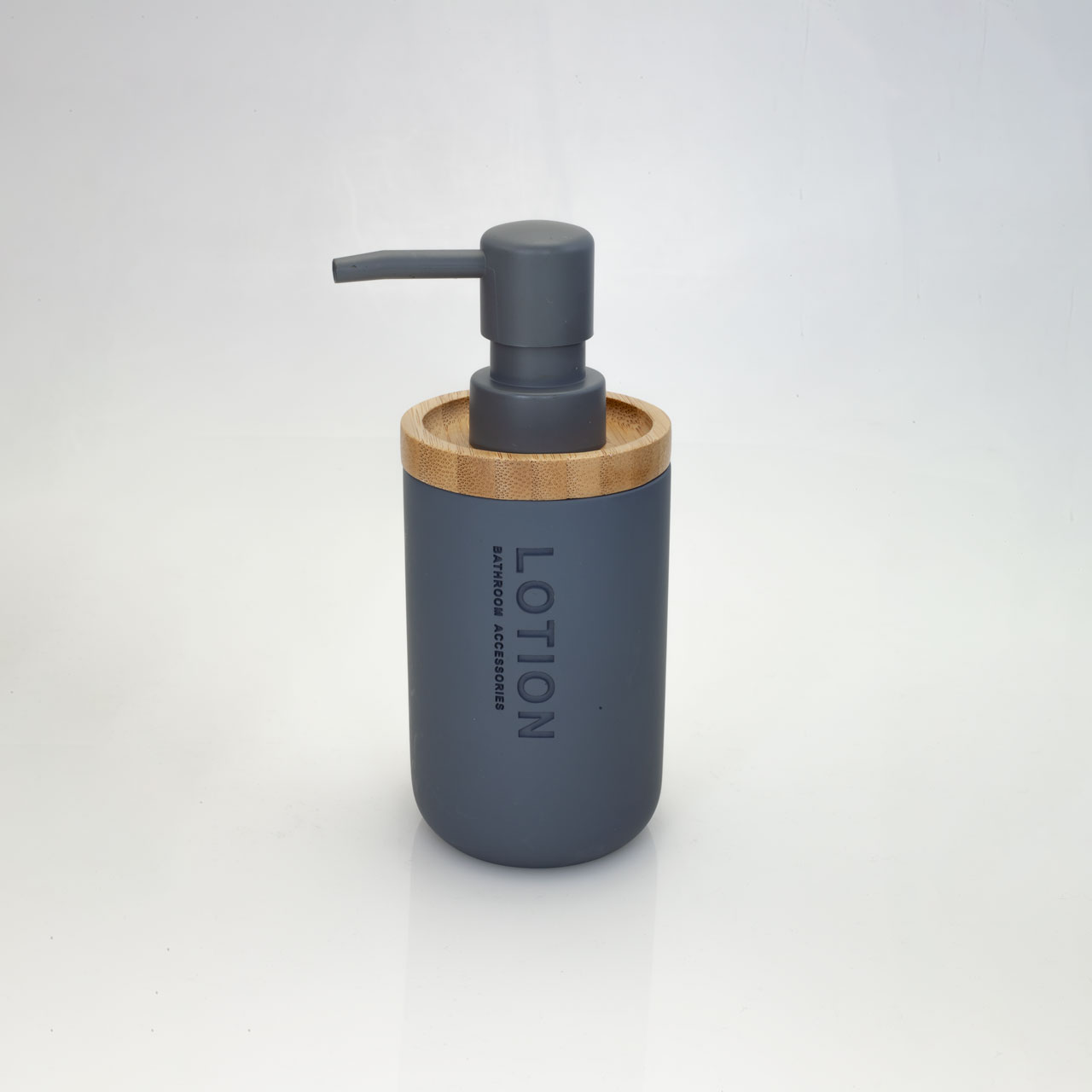 Nature grey dispenser for soap/lotion (text 'lotion')