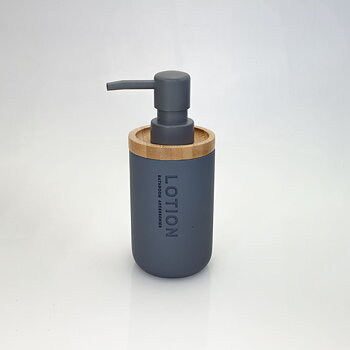 Nature grey dispenser for soap/lotion (text 'lotion')