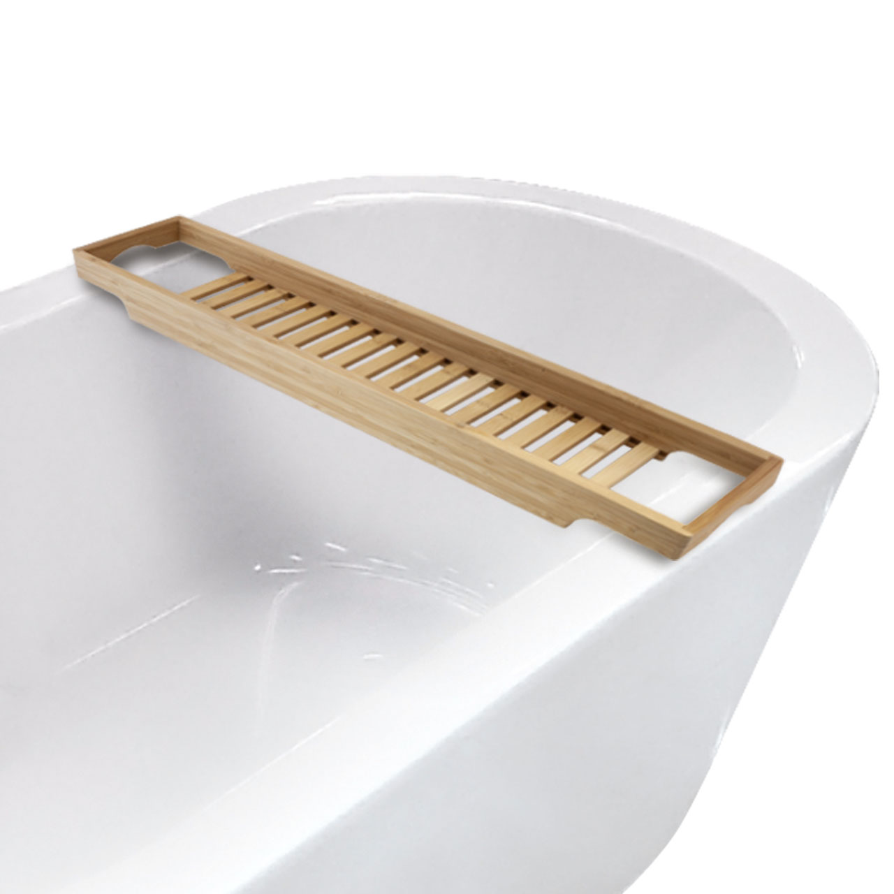 Bamboo bath tub rack - 2