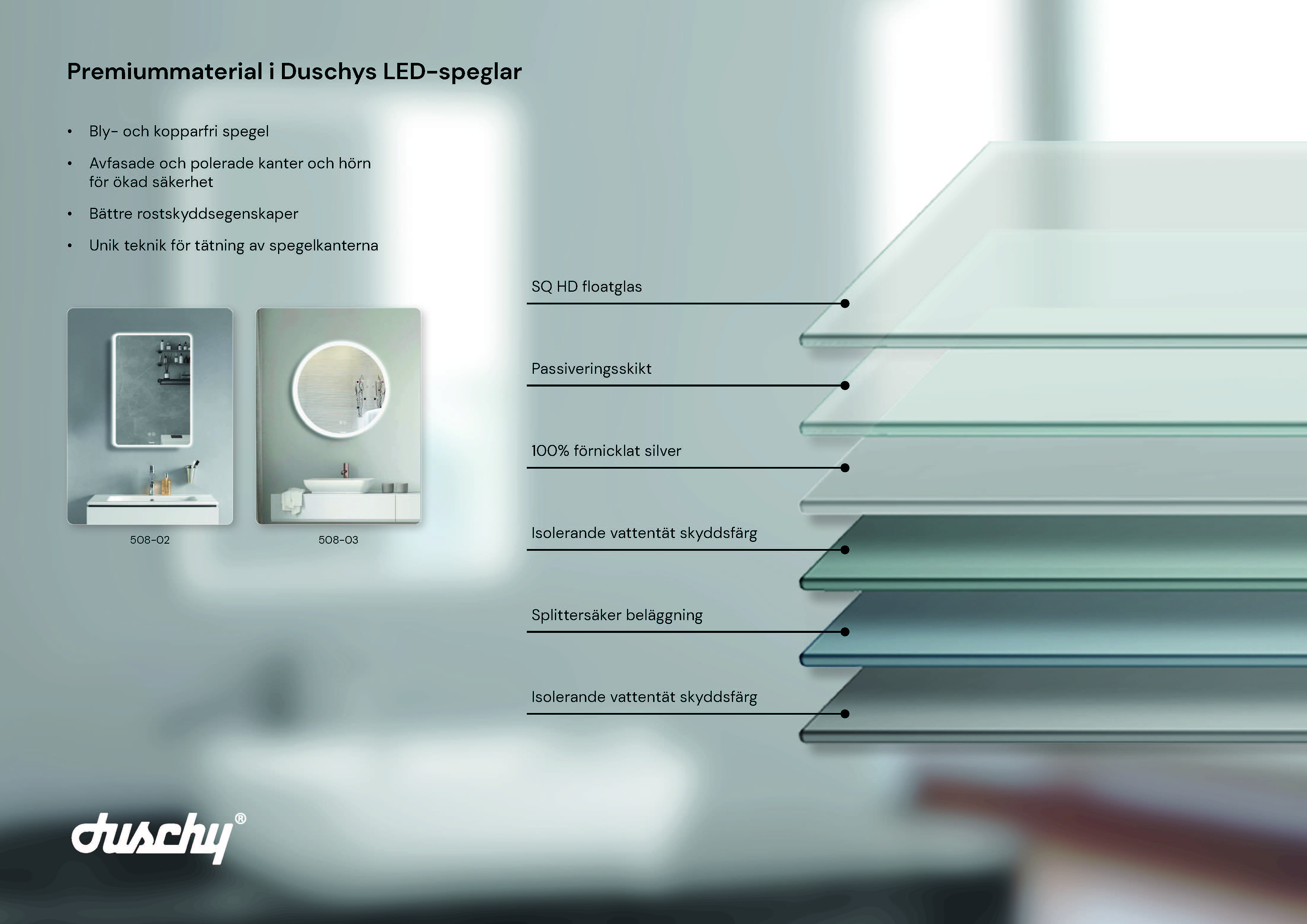 LED mirror 50x70 cm - 5