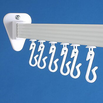 Curtain Track Hooks (gray)