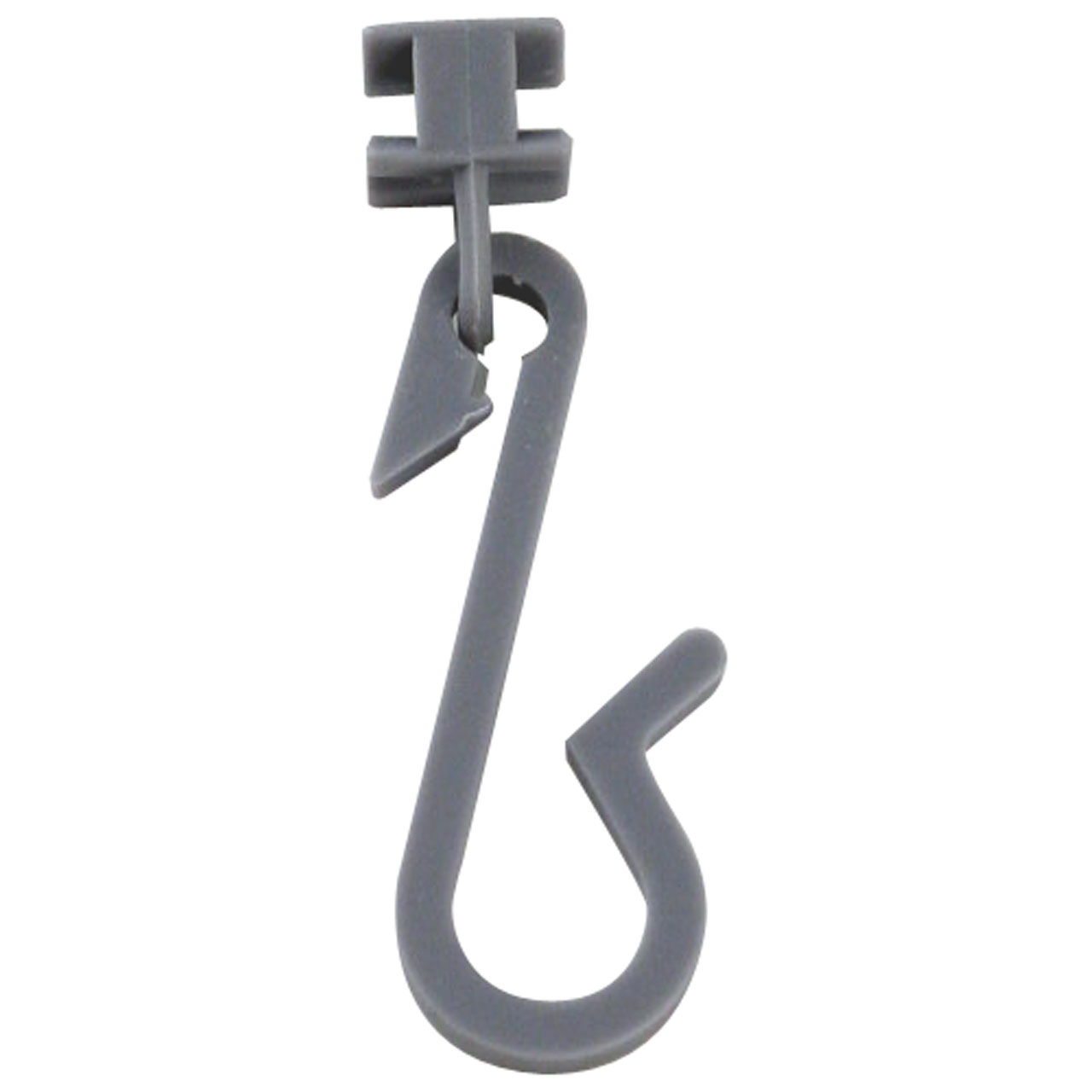 Curtain Track Hooks (gray) - Duschy