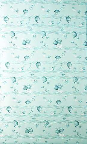 Duschy Shower curtain Mussla green