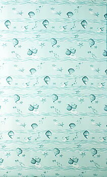Duschy Shower curtain Mussla green