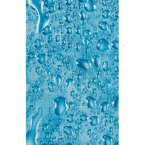 Duschy Shower curtain Water turquoise dark