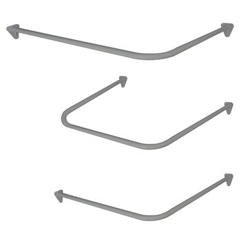 Curtain Rail Combi L/U ø22mm (silver)