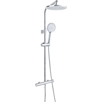 Overhead shower set EuroPulse Chrome