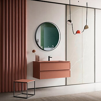 LED bathroom mirror round Ø80 cm