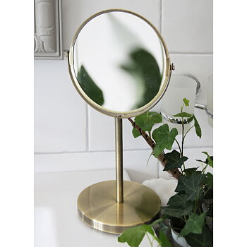 Table mirror (brass)