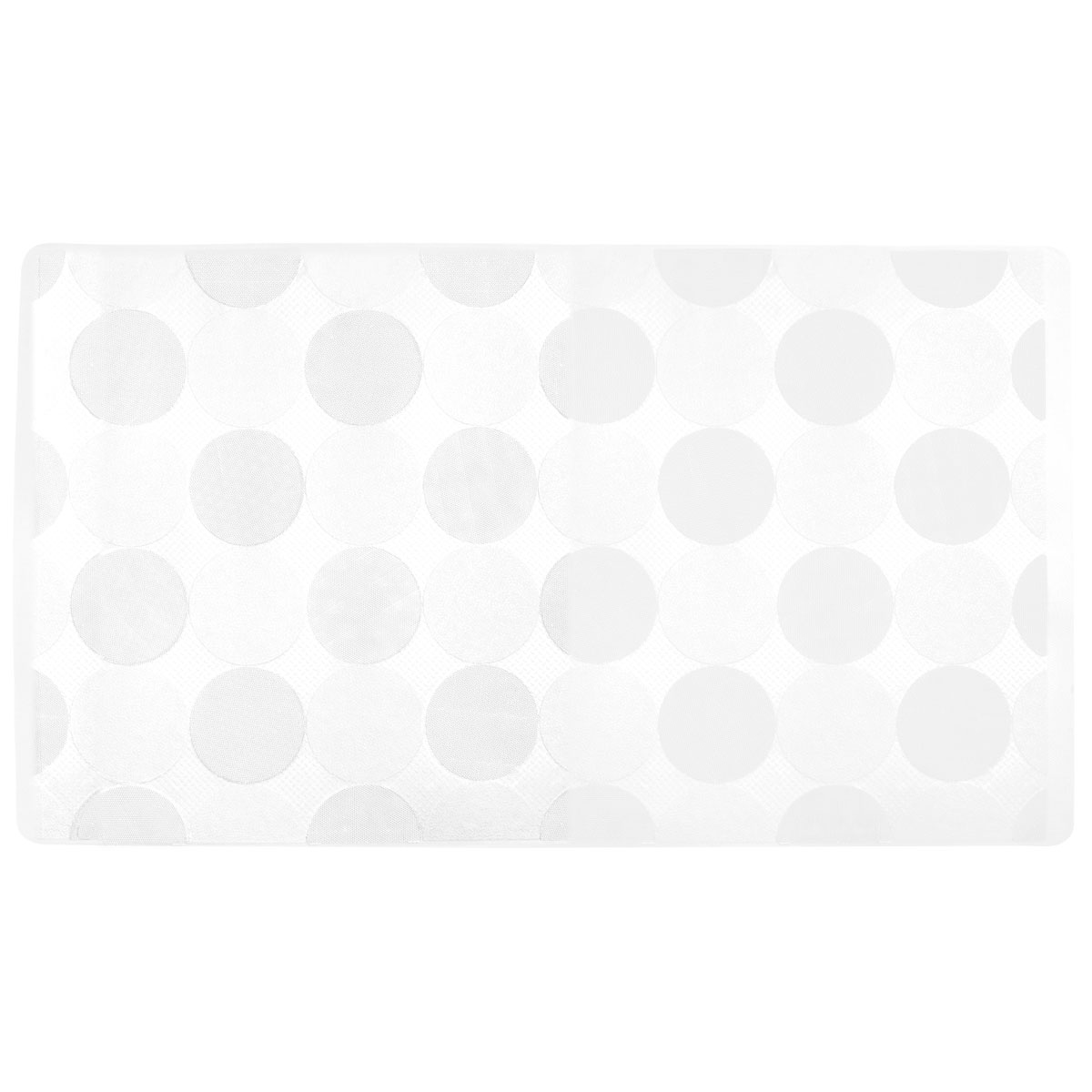 Bubbles bath tub mat (white)