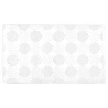 Bubbles bath tub mat (white)