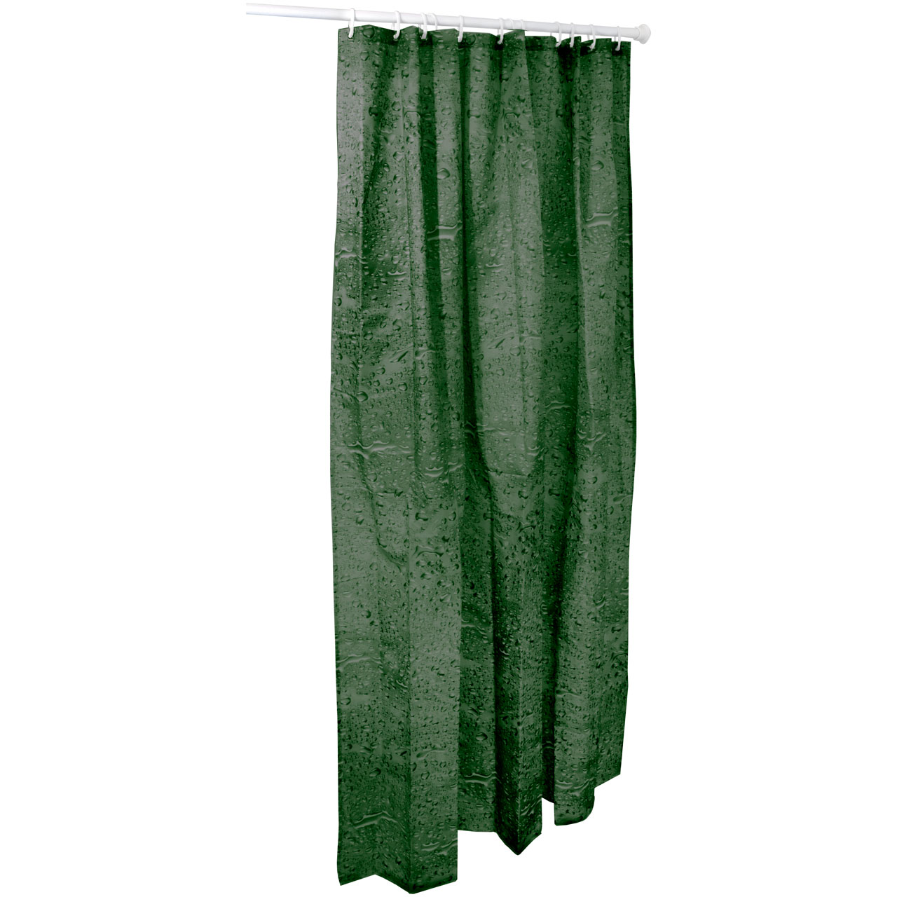 Duschy Shower curtain Water dark green - 3