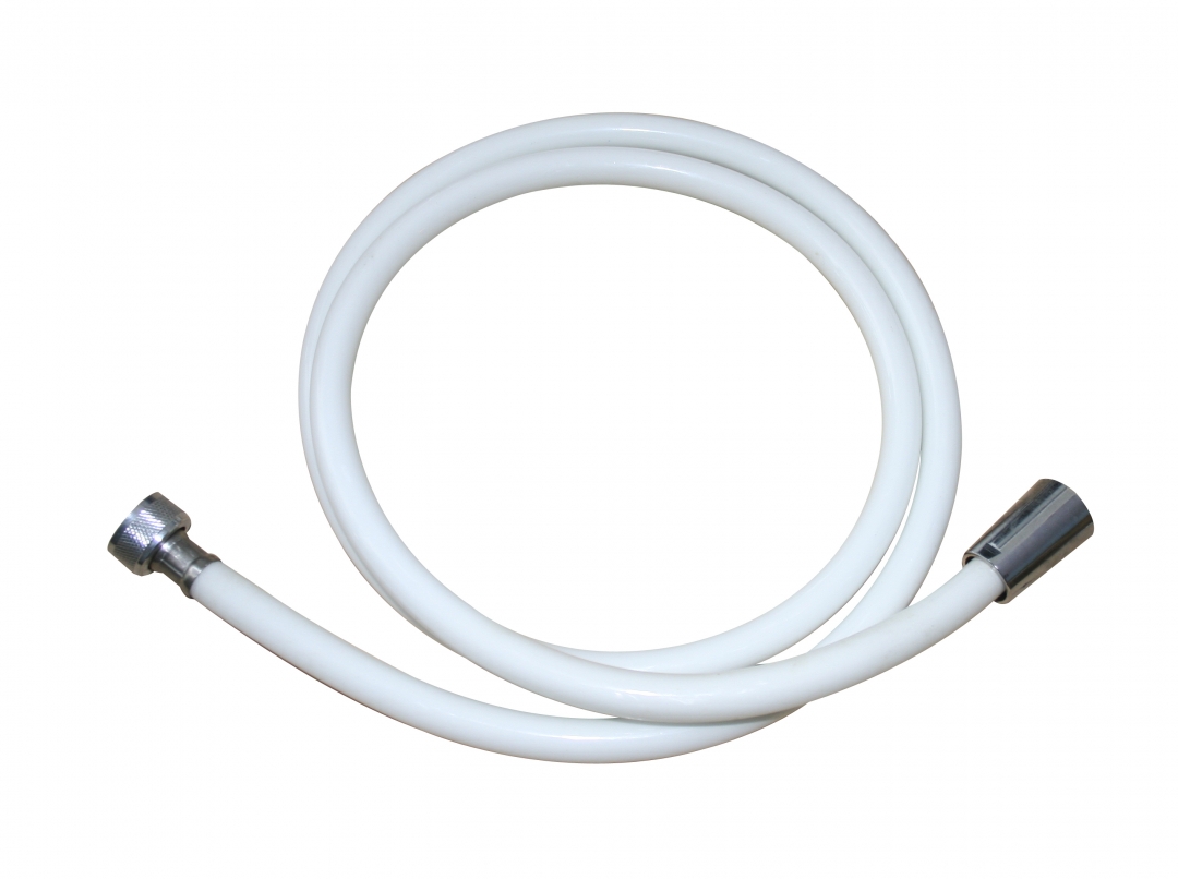 Demerx Shower Hose 2.0m, PVC White