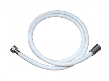 Demerx Shower Hose 2.0m, PVC White