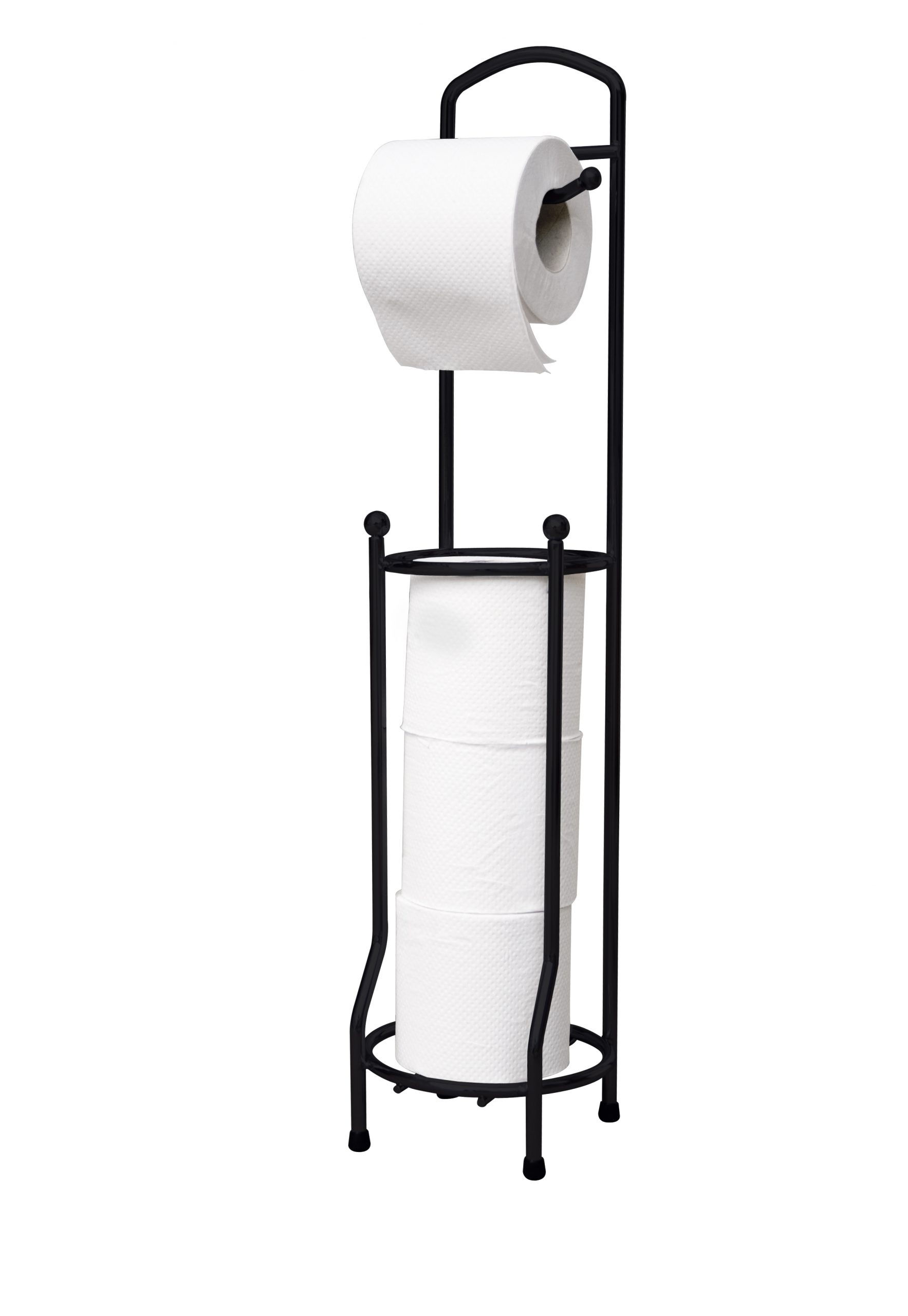 Duschy Toilet Paper Holder Ready Black
