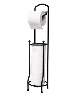 Duschy Toilet Paper Holder Ready Black