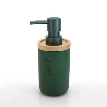 Nature dark green gel dispenser