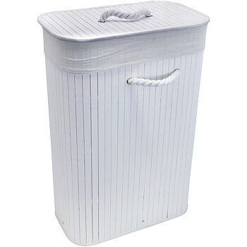 Laundry bag Bamboo white  (rectangular)