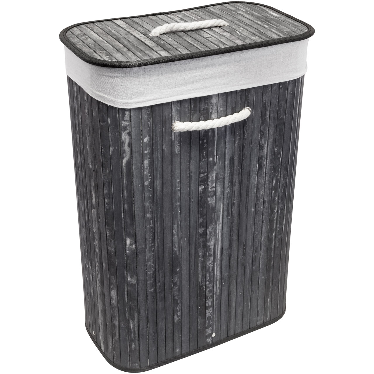 Laundry bag Bamboo black (rectangular)
