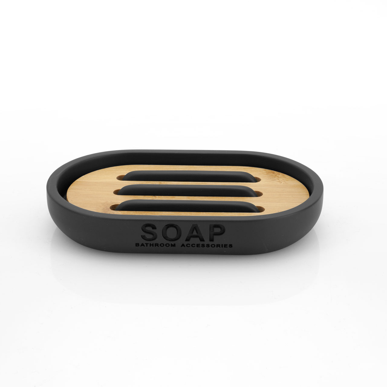 Nature black soap dish