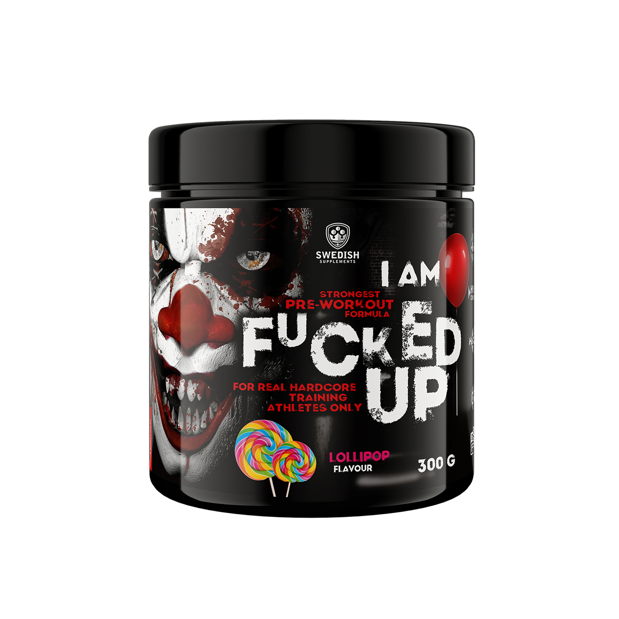 Pre-workout ‘Fucked Up Joker’ PWO, högstimulerande kosttillskott för grossist och återförsäljare