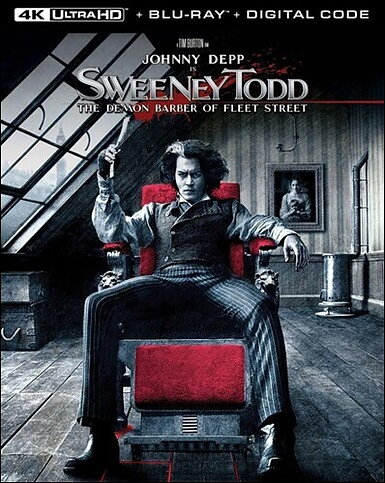 Sweeney Todd: The Demon Barber Of Fleet Street (BLU-RAY 4K ULTRA HD + BLU-RAY)