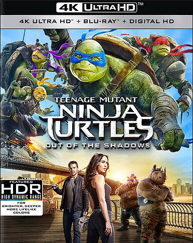 Teenage Mutant Ninja Turtles: Out Of The Shadows (BLU-RAY 4K ULTRA HD + BLU-RAY)