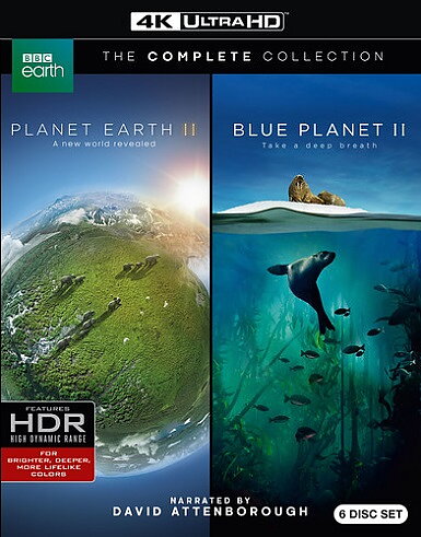 Planet Earth II/ Blue Planet II  (BLU-RAY 4K ULTRA HD + BLU-RAY)