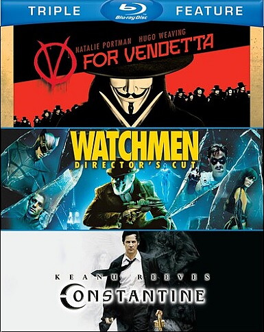 V For Vendetta / Watchmen / Constantine (BLU-RAY)