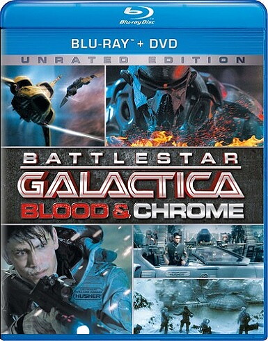 Battlestar Galactica - Blood & Chrome (BLU-RAY + DVD)