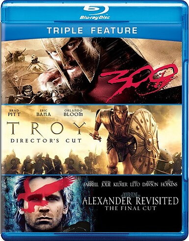 300 / Troy: Directors Cut / Alexander Revisited: The Final Cut (BLU-RAY)