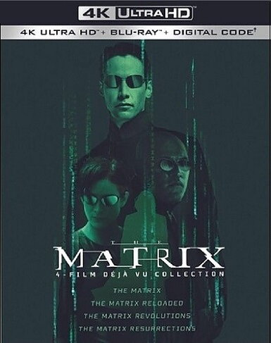 Matrix: 4-Film Deja Vu Collection (BLU-RAY 4K ULTRA HD + BLU-RAY)