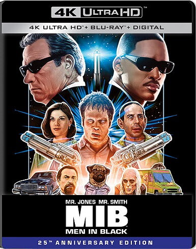 Men In Black - 25th Anniversary Limited Edition SteelBook (BLU-RAY 4K ULTRA HD + BLU-RAY)