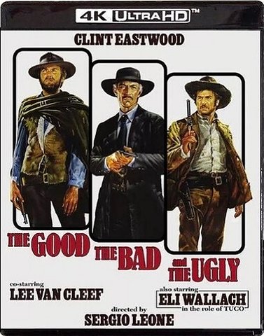 Good, The Bad And The Ugly (BLU-RAY 4K ULTRA HD + BLU-RAY)