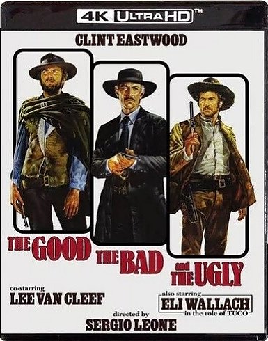 Good, The Bad And The Ugly (BLU-RAY 4K ULTRA HD + BLU-RAY)