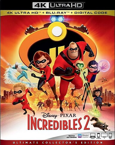 Incredibles 2 (BLU-RAY 4K ULTRA HD + BLU-RAY)