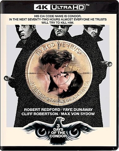 3 Days Of The Condor (BLU-RAY 4K ULTRA HD + BLU-RAY)