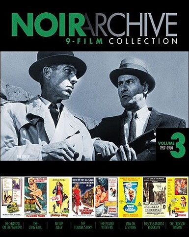 Noir Archive 9-Film Collection: Volume 3: 1957-1960 (BLU-RAY)