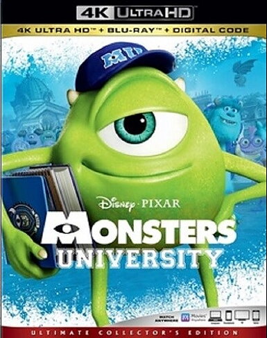 Monsters University (BLU-RAY 4K ULTRA HD + BLU-RAY)