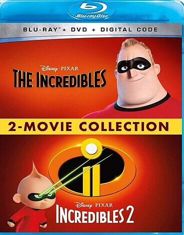 Incredibles: 2-Movie Collection (BLU-RAY + DVD)