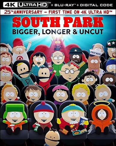 South Park - Bigger, Longer & Uncut - 25th Anniversary Edition (BLU-RAY 4K ULTRA HD + BLU-RAY)