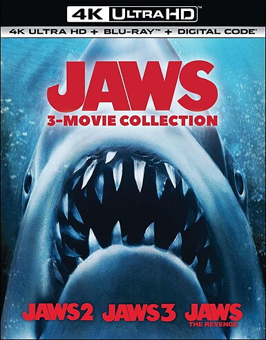 Jaws: 3-Movie Collection (BLU-RAY 4K ULTRA HD + BLU-RAY)