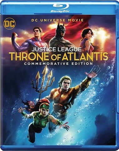 Justice League: Throne Of Atlantis - Commemorative Edition (BLU-RAY + DVD)