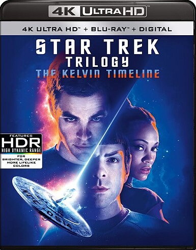 Star Trek Trilogy: The Kelvin Timeline (BLU-RAY 4K ULTRA HD + BLU-RAY)