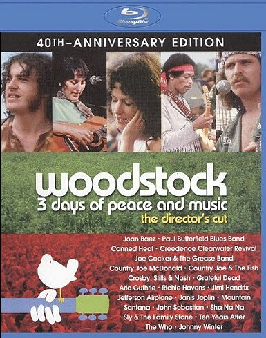 Woodstock: The Director's Cut - 40th Anniversary Edition (BLU-RAY)